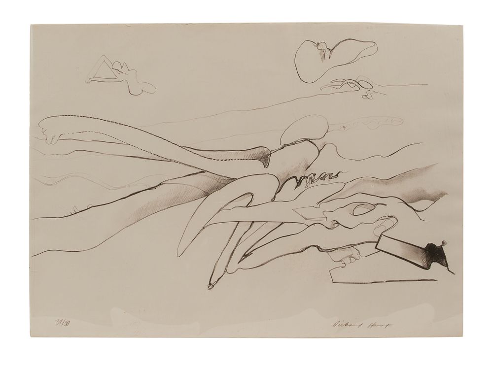 Lot 357: Richard Howard Hunt (American, 1935-2023) Lithograph