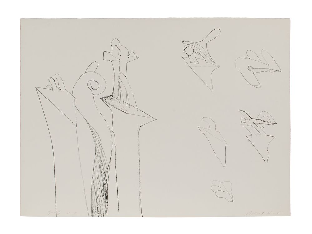 Lot 358: Richard Howard Hunt (American, 1935-2023) Lithograph