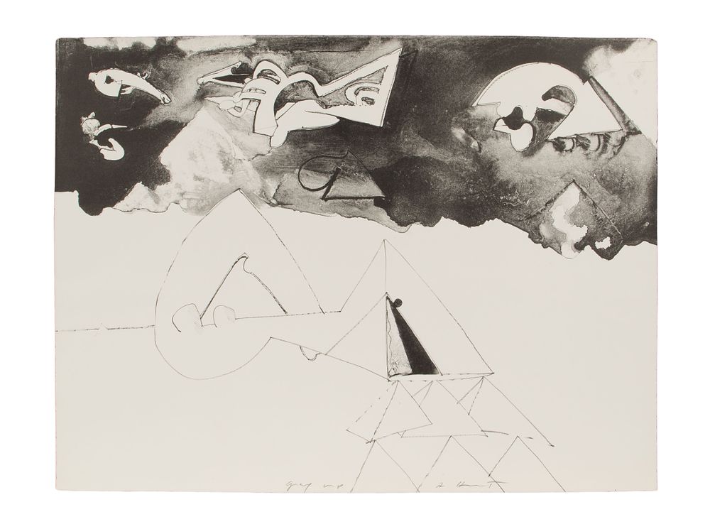 Lot 359: Richard Howard Hunt (American, 1935-2023) Lithograph