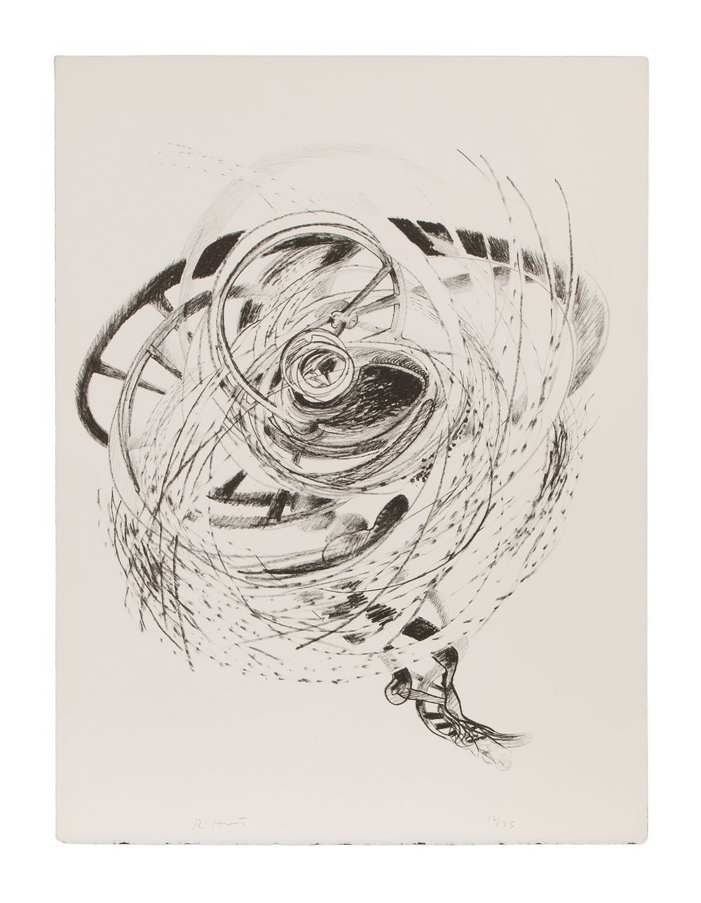 Lot 360: Richard Howard Hunt (American, 1935-2023) Lithograph