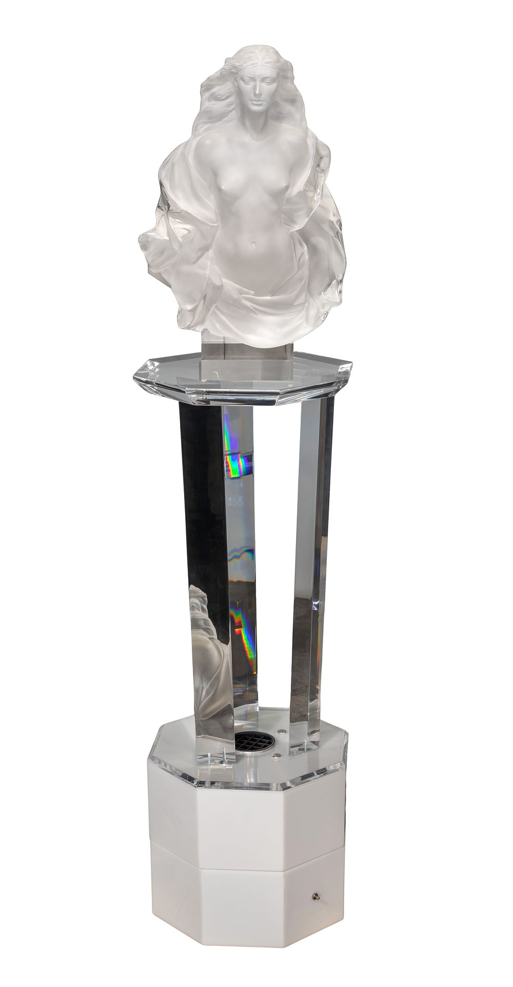Lot 371: Frederick Hart (American, 1946-1999) 'Fidelia' Acrylic Sculpture