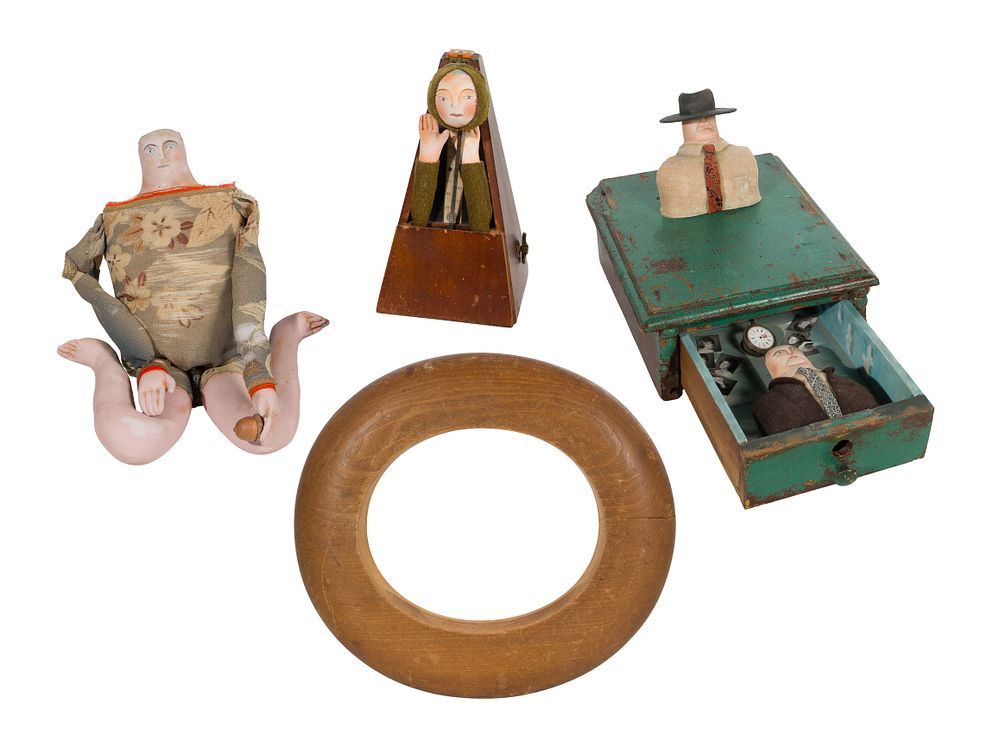 Lot 377: Unknown Artist (20th Century) Mixed Media Sculpture Assortment