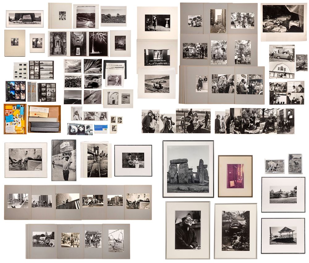 Lot 379: Lucia Woods and Daniel Lindley (American, 20th Century) Photographic and Slide Assortment