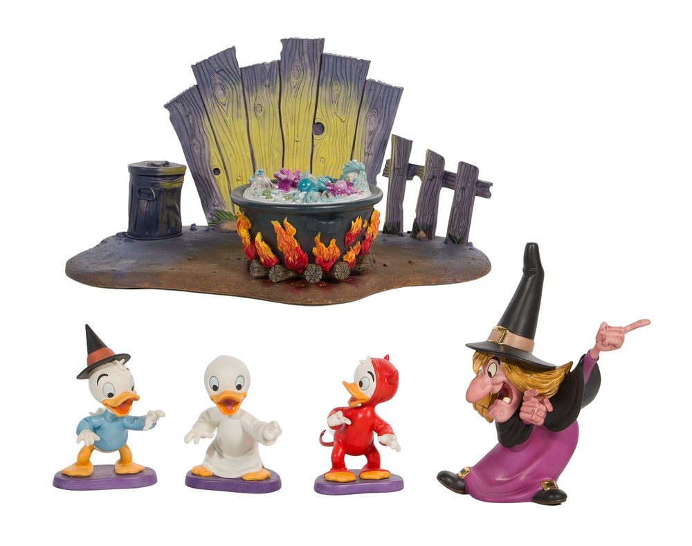 Lot 408: Walt Disney Classics Halloween Porcelain Figurines