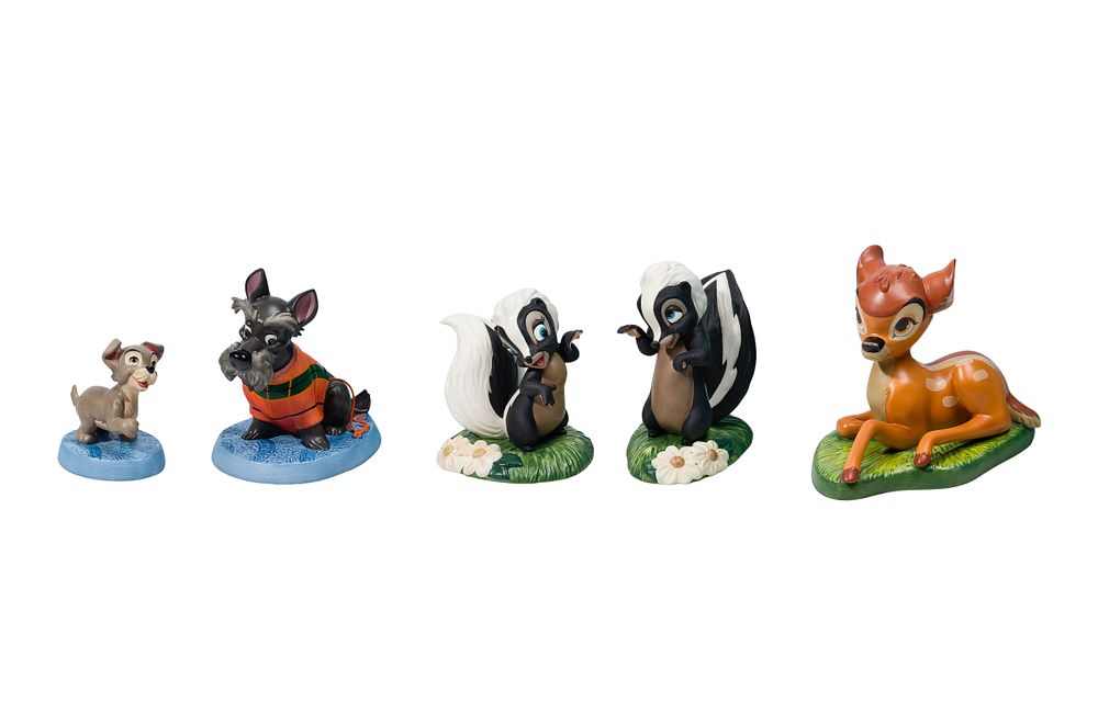 Lot 422: Disney Classics and Collectors Society Porcelain Figurine Assortment