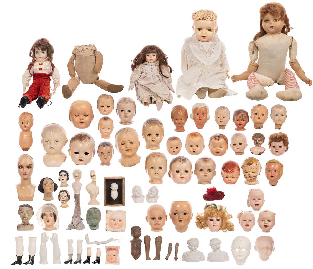 Lot 431: Doll and Doll Part Assortment