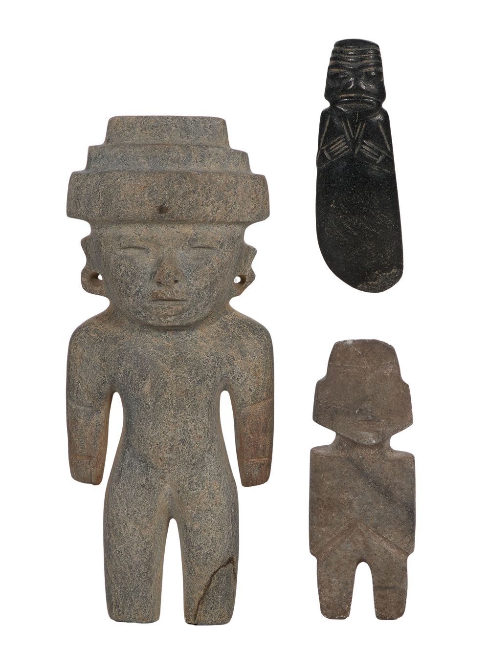 Lot 434: Pre-Columbian Stone Figure Assortment