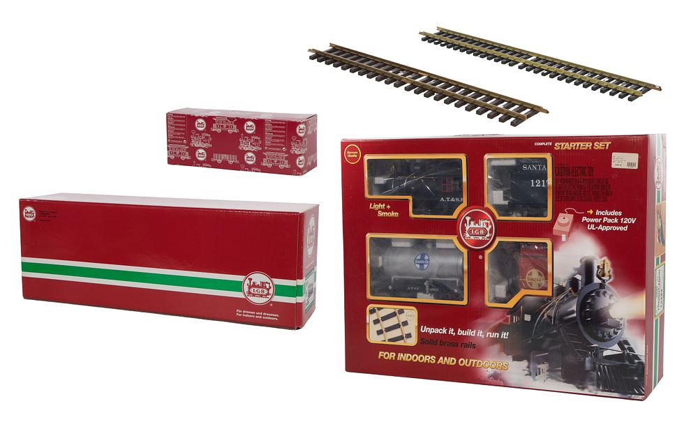 Lot 457: LGB Model Train G Scale Assortment