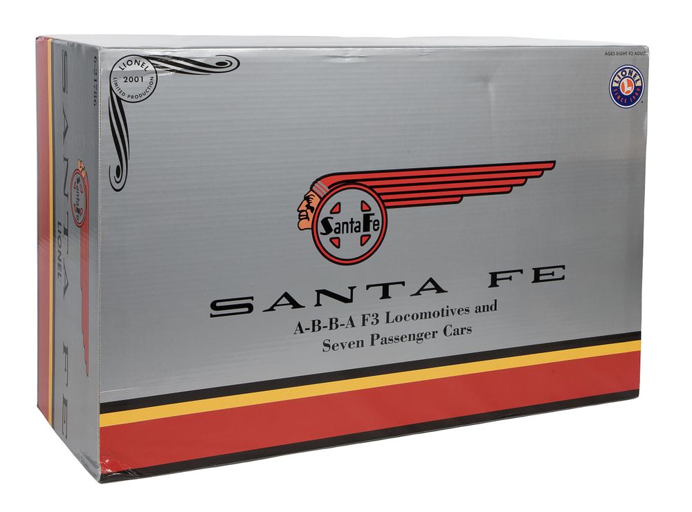 Lot 461: Lionel Model Train O Scale Santa Fe Set
