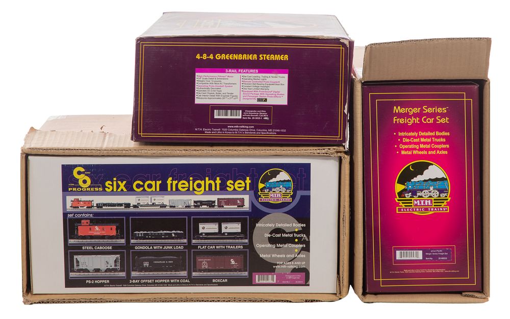 Lot 465: MTH Model Train O Scale Set Assortment