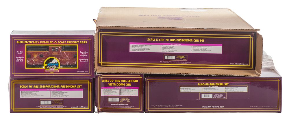 Lot 471: MTH Model Train O Scale Delaware & Hudson Assortment