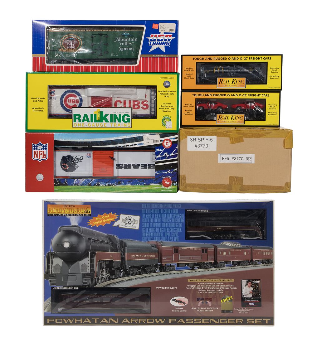 Lot 482: Rail Kings Model Train O Scale Assortment