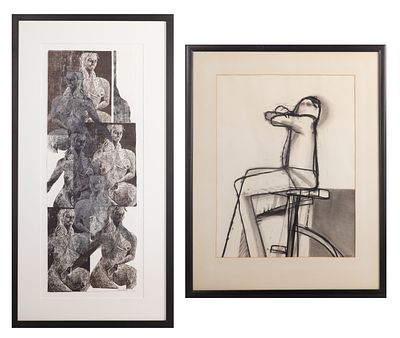 Denise Siegel - Denise Siegel (American, 20th Century) Monotype (2) total items including an 