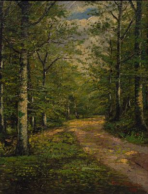 Carl Christian Brenner - Carl Christian Brenner (American, 1838-1888) Oil on Canvas 1881, signed 