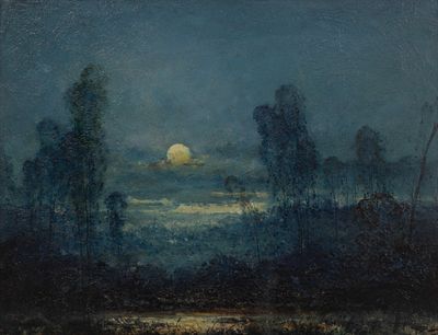 Felix Russman - Felix Russman (American, 1888-1962) Oil on Hardboard Undated, indistinctly signed 