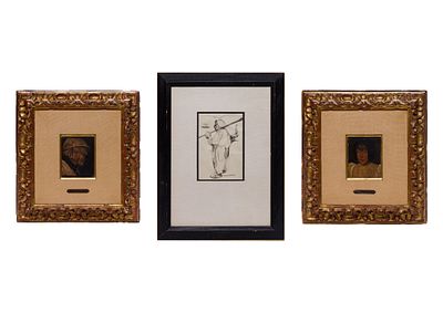 Willem van den Berg - Willem van den Berg (Dutch, 1886-1970) Oils on Board (3) total items 