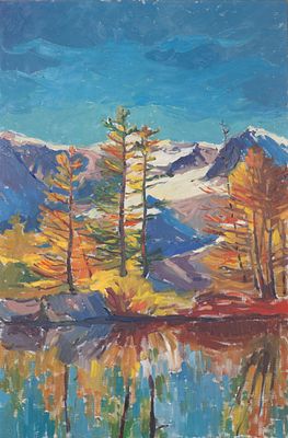 Unknown Artist (20th Century) Oil on Canvas Undated, unsigned, titled verso, depicting a 