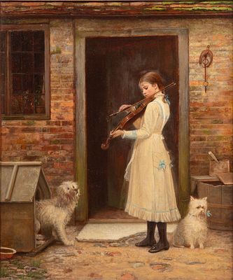 James Charles - In the Manner of James Charles (British, 1853-1906) Oil on Canvas Undated, having 