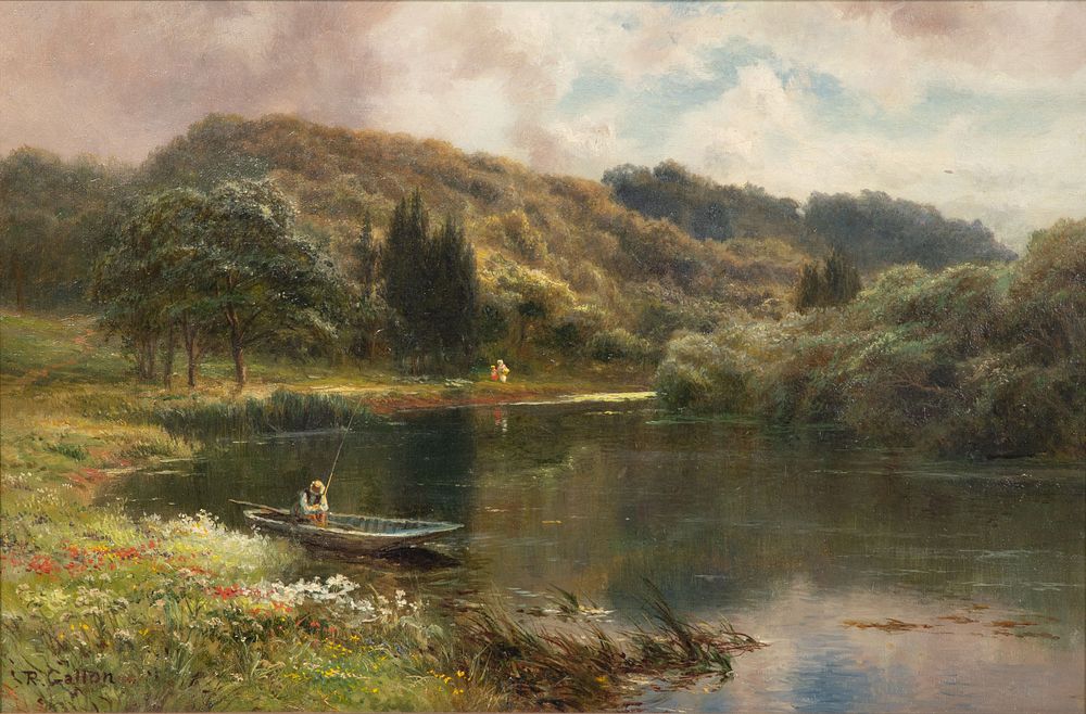 Robert Gallon - Robert Gallon (British / American, 1845-1925) Oil on Canvas 
Undated, signed 