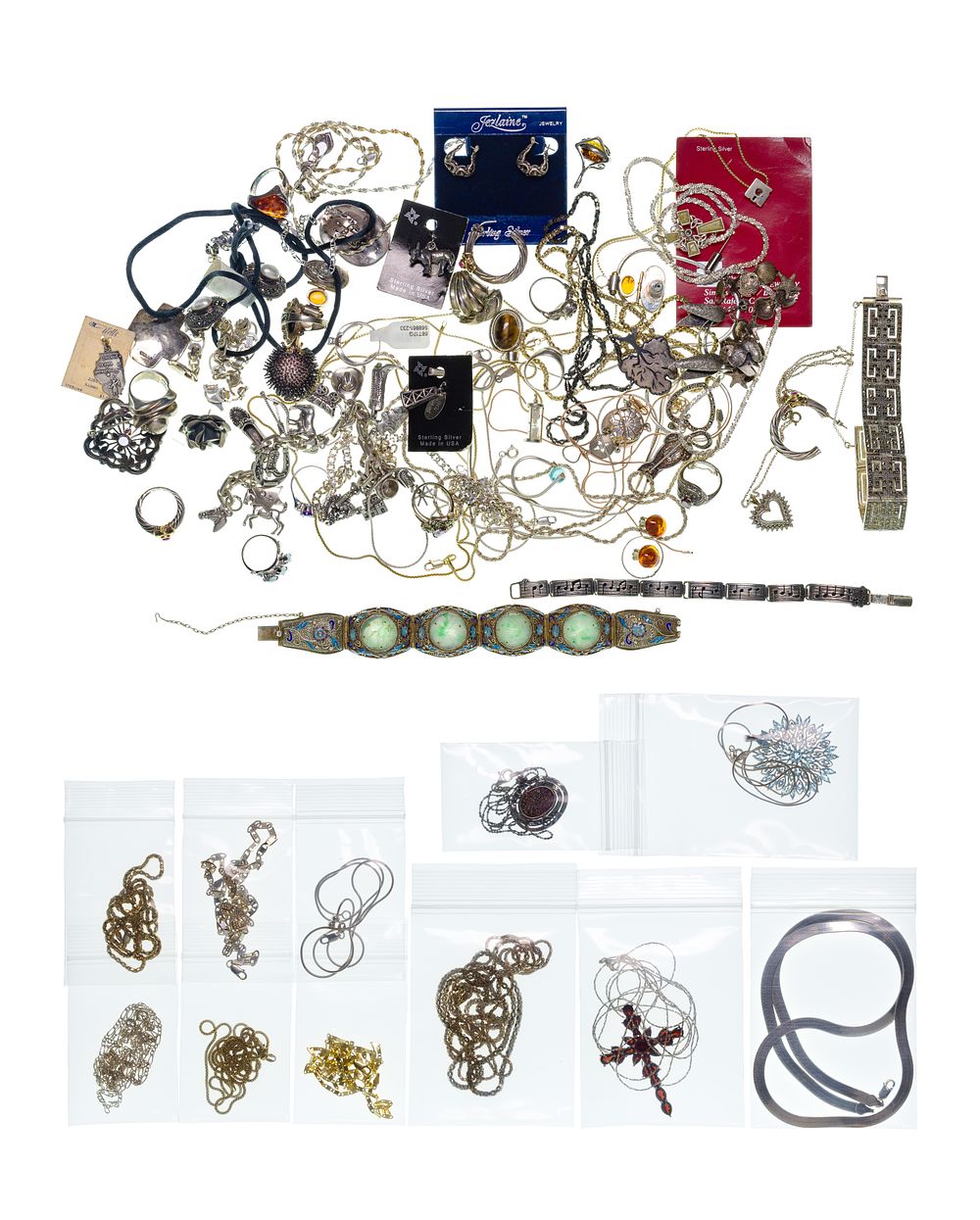 Lot 260: Sterling Silver Jewelry Assortment
