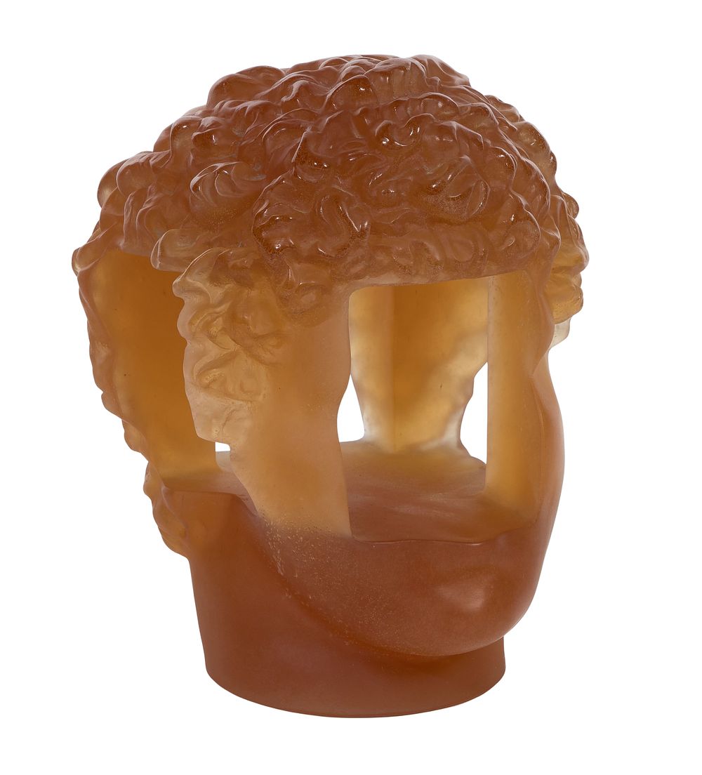 Lot 301: Sacha Sosno for Daum Pate de Verre Glass Sculpture