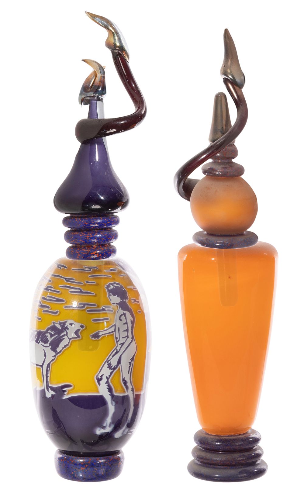 Lot 306: Eric Bladholm (American, 20th Century) for Chicago Glassworks Art Glass Assortment