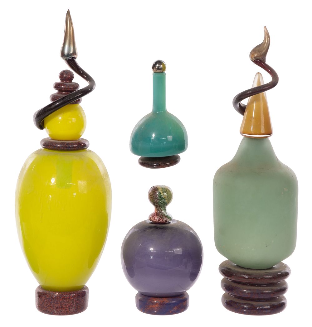 Lot 309: Eric Bladholm (American, 20th Century) for Chicago Glassworks Art Glass Assortment
