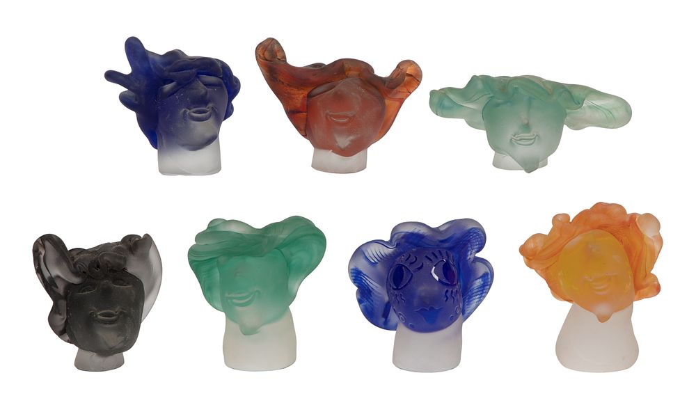 Lot 331: Stephen Fellerman-Raabe (American, 20th Century) Art Glass