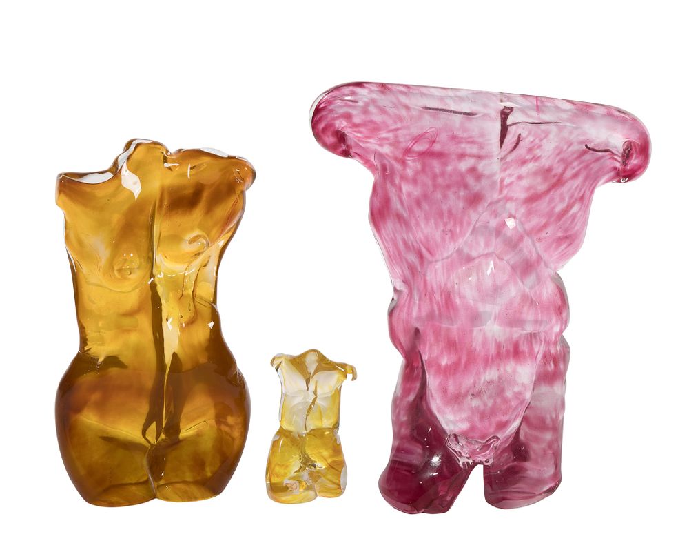 Lot 334: Art Glass Torso Assortment