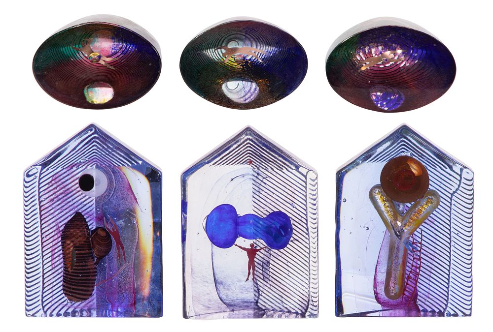 Lot 344: Bertil Vallien For Kosta Boda Art Glass Assortment