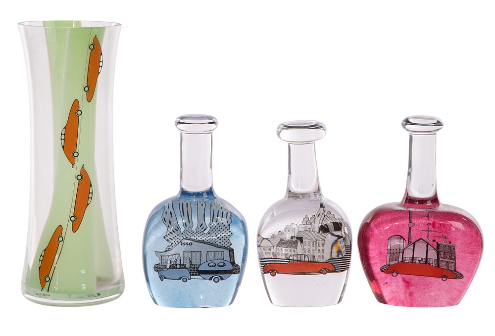 Lot 345: Olle Brozen for Kosta Boda Art Glass Assortment