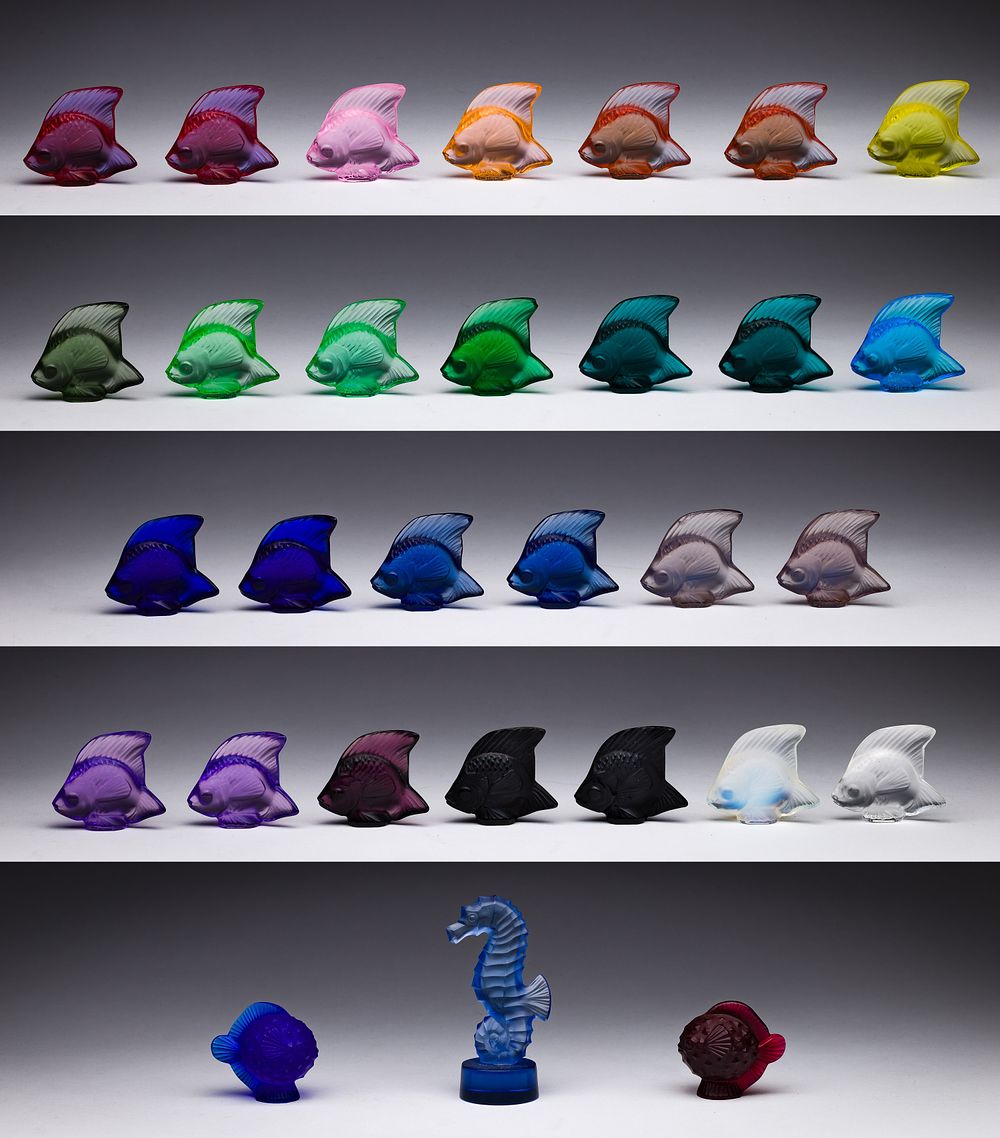 Lot 356: Lalique Crystal Fish Assortment