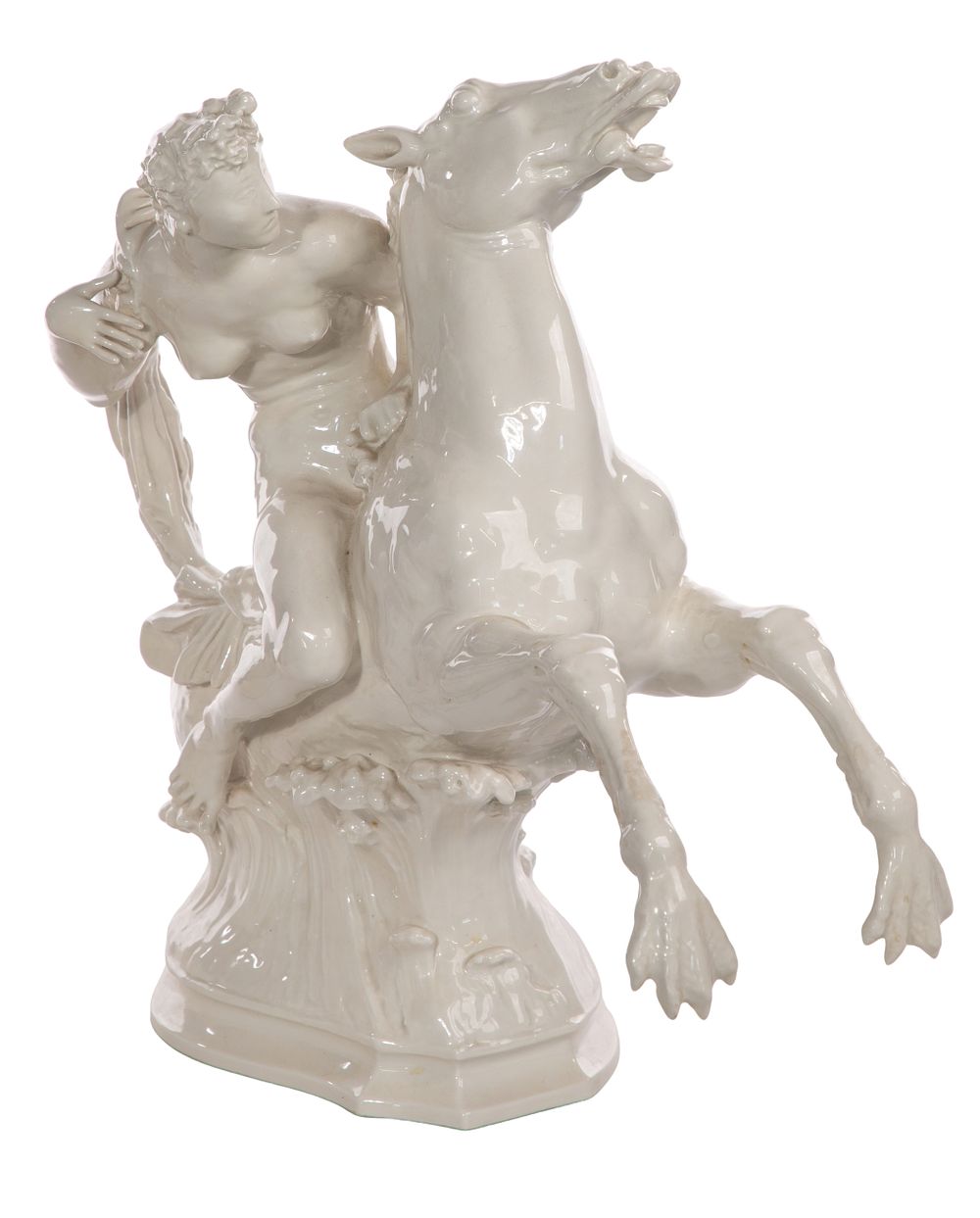 Lot 376: Paul Scheurich (American, 1883-1945) for K.P.M. 'Nereid on a Hippocampus' Porcelain Figurine