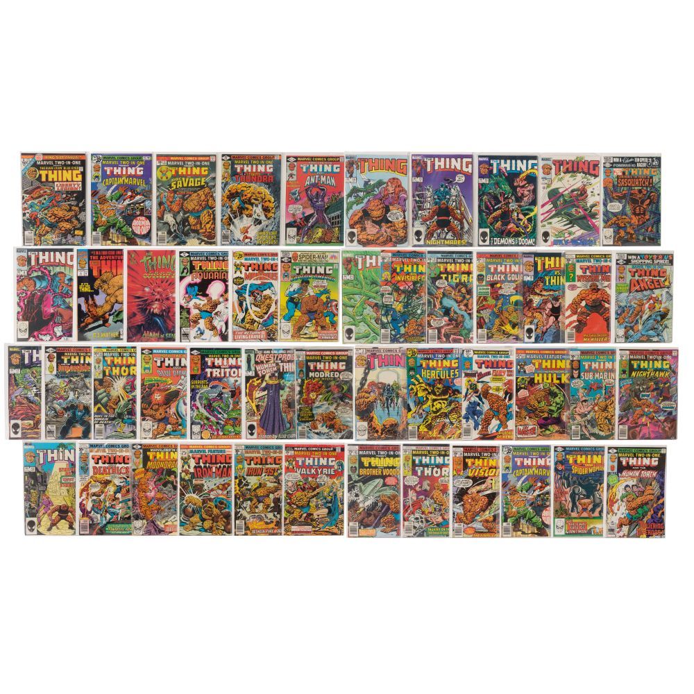 Lot 427: Marvel Bronze and Copper Age The Thing Comic Book Assortment