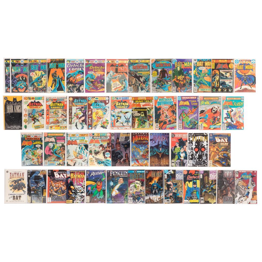 Lot 429: DC Bronze, Copper and Modern Age Batman Comic Book Assortment