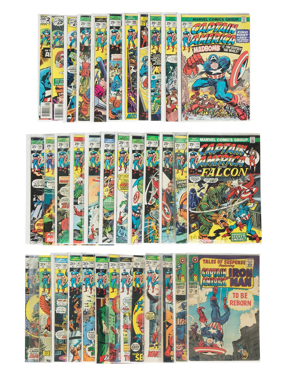 Lot 430: Marvel Bronze, Copper and Modern Age Captain America Comic Book Assortment