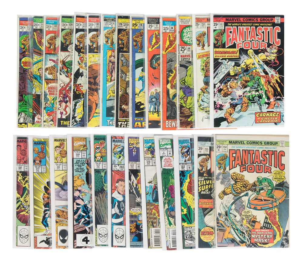 Lot 435: Marvel Bronze, Copper and Modern Age Fantastic Four Comic Book Assortment