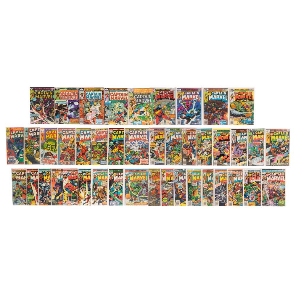 Lot 439: Marvel Captain Marvel Comic Book Assortment