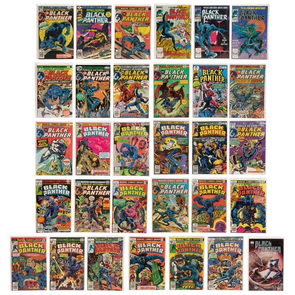 Lot 452: Marvel Bronze, Copper and Modern Age Black Panther Comic Book Collection