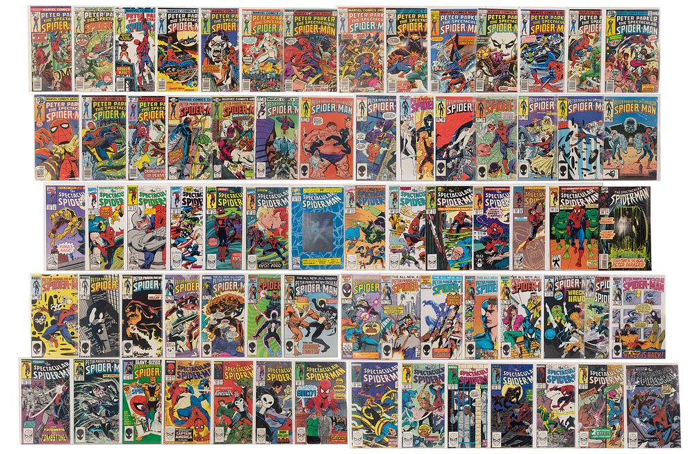 Lot 453: Marvel Peter Parker and The Spectacular Spider-Man Comic Book Assortment