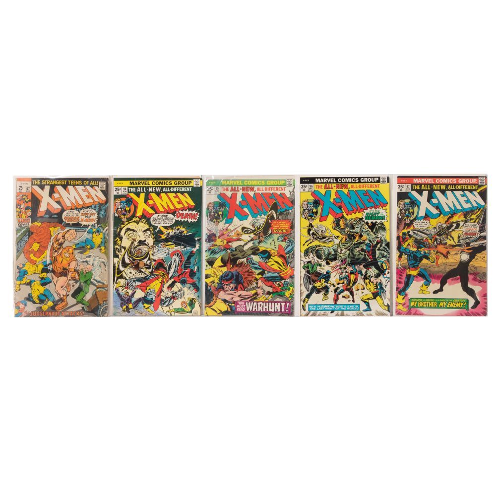 Lot 460: Marvel Bronze, Copper and Modern Age The Uncanny X-Men Comic Book Assortment