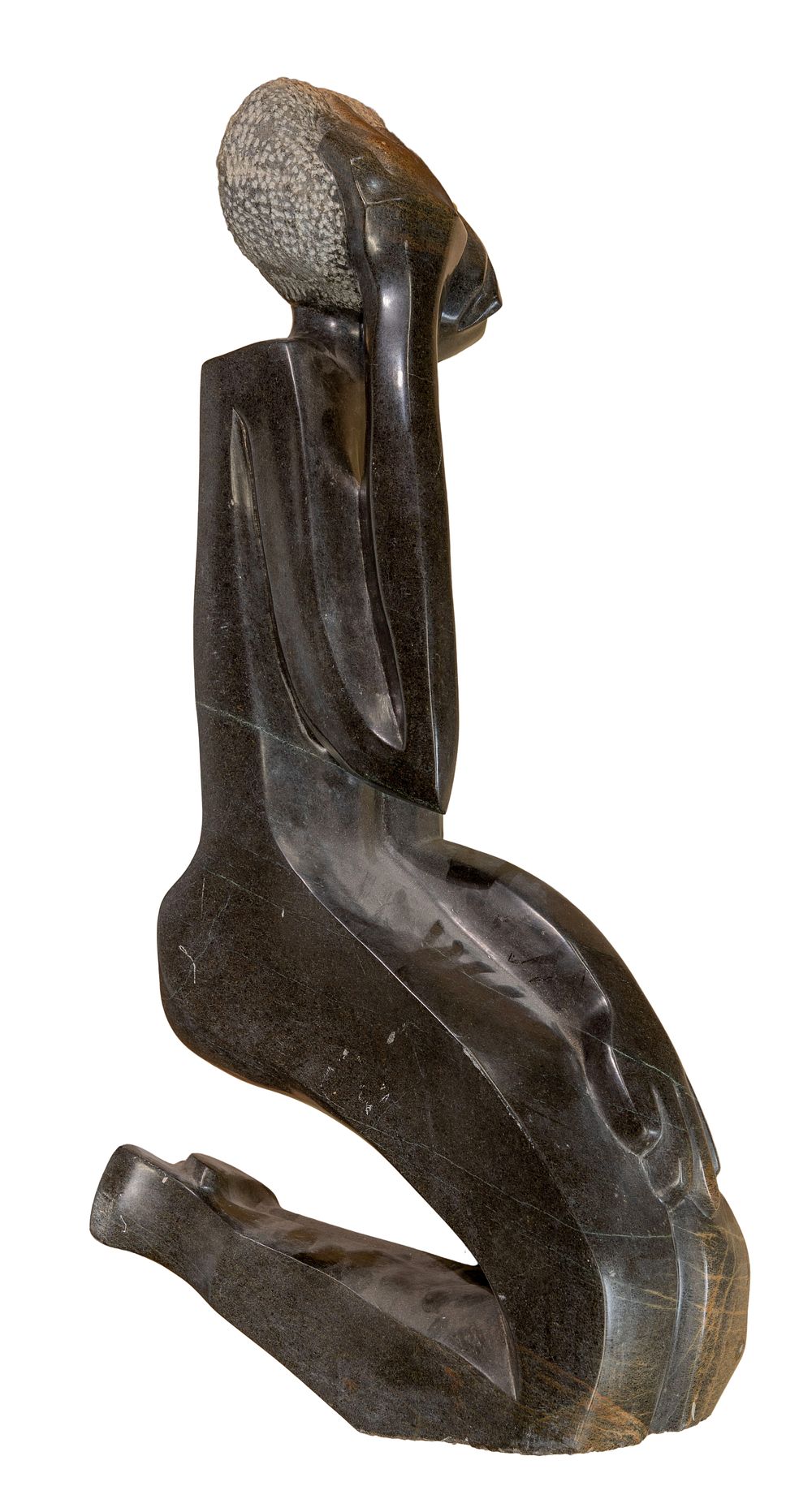 Lot 476: John Dabeti (Zimbabwean, b.1980) Carved Stone Sculpture