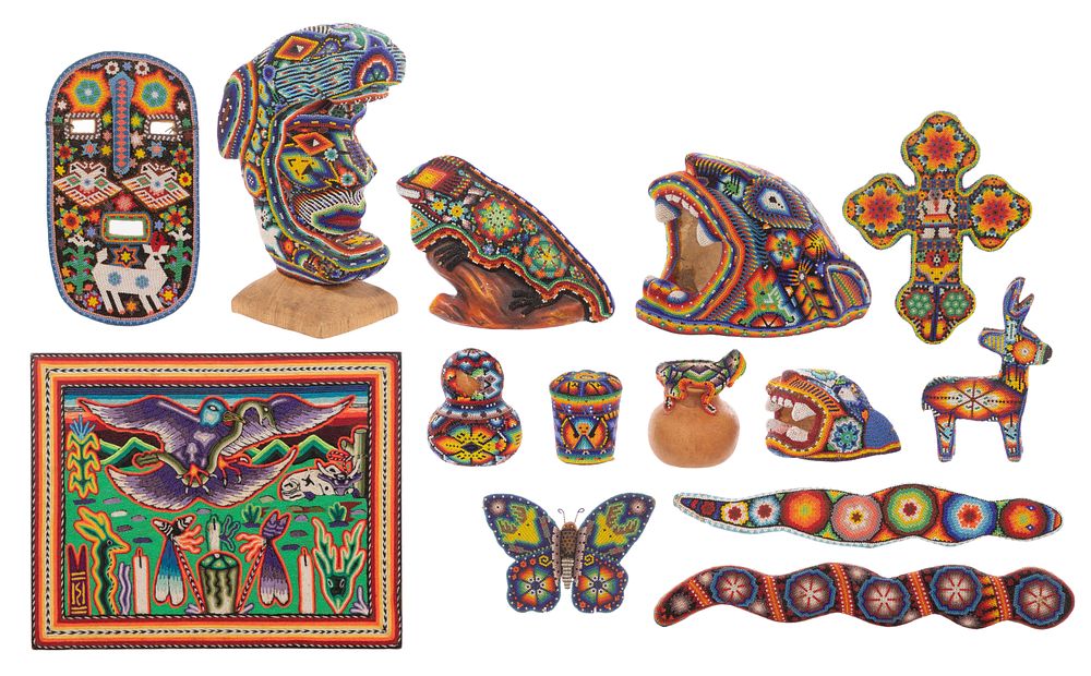 Lot 481: Mexican Beaded Object Assortment