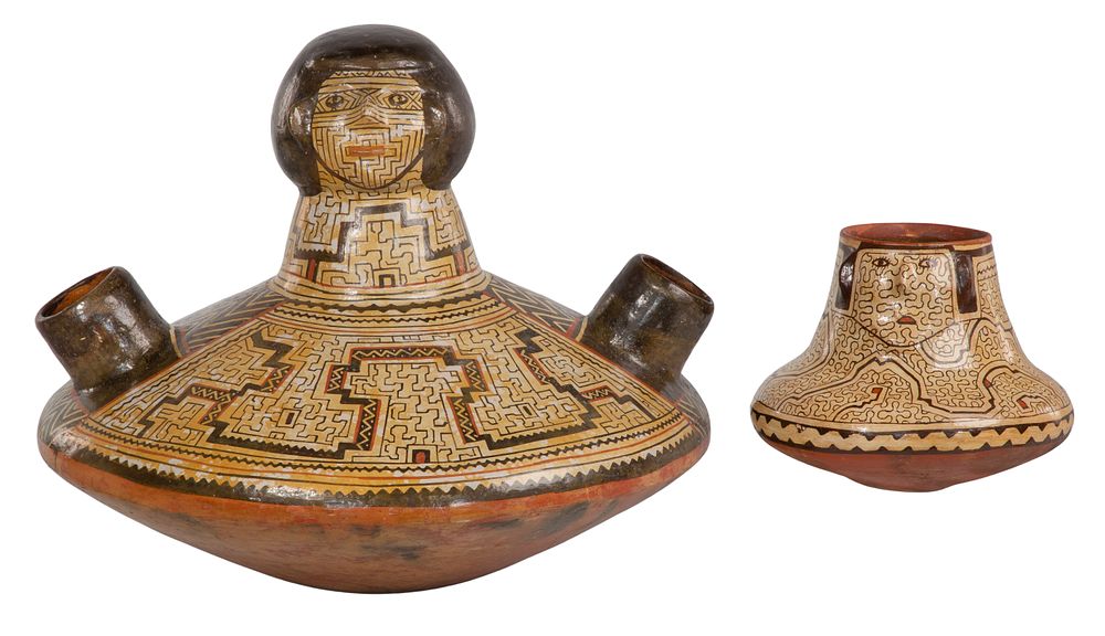 Lot 483: Peruvian Shipibo Pottery