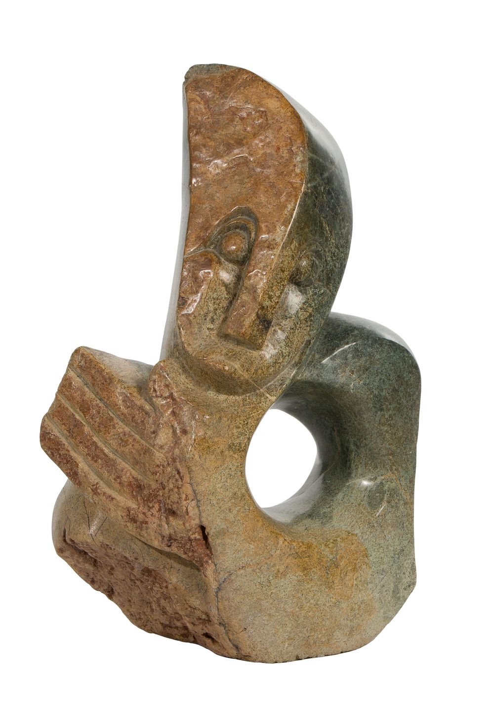 Lot 489: African Shona Carved Stone Sculpture