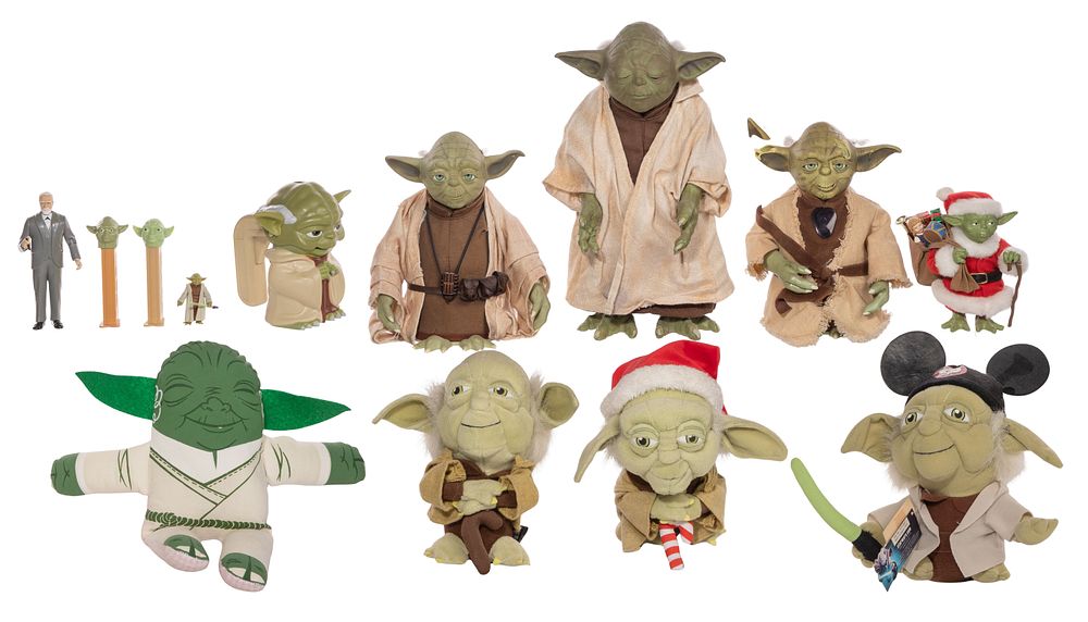 Lot 490: Star Wars Yoda Figurine Assortment