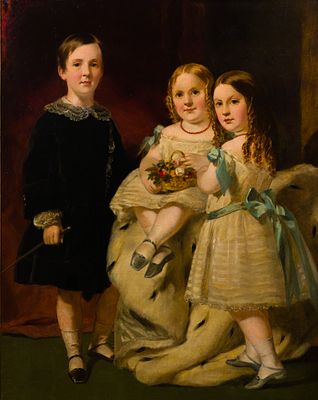 Franz Xaver Winterhalter - Attributed to Franz Xaver Winterhalter (German, 1805-1873) Oil on 