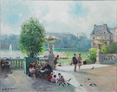 Jules Rene Herve - Jules Rene Herve (French, 1887-1981) Oil on Canvas Undated, signed recto and 