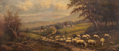 Herman Rohde - Herman Rohde (American, 19th Century) Oil on Canvas Undated, signed lower right 