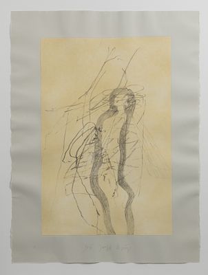 Joseph Beuys - Joseph Beuys (German, 1921-1986) 'Blitz und Bienenkonigin' Lithograph and Aquatint 